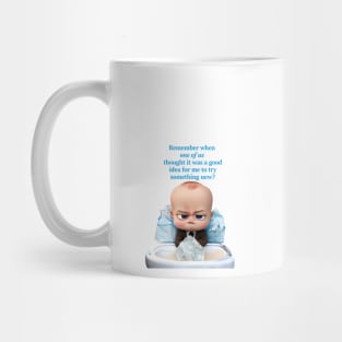 Baby Trying Something New Mug